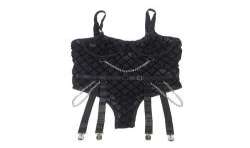 SUBBLIME 954277 BODY CON CADENAS LIGUEROS NEGRO L XL