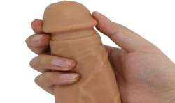 PRETTY LOVE FUNDA DE PENE DE PIEL REALaSTICA NATURAL