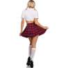 LEG AVENUE DISFRAZ COLEGIALA CLaSICO ROJO M L