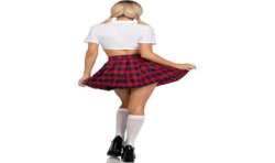 LEG AVENUE DISFRAZ COLEGIALA CLaSICO ROJO M L