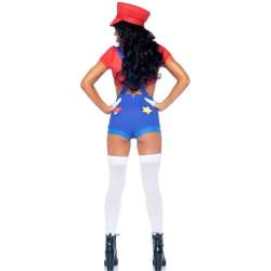 LEG AVENUE DISFRAZ SEXY MARIO BROS ROJO AZUL S