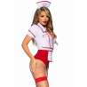 LEG AVENUE DISFRAZ ENFERMERA SEXY ROJO BLANCO S
