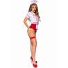 LEG AVENUE DISFRAZ ENFERMERA SEXY ROJO BLANCO S