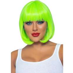 LEG AVENUE PELUCA BOB FLUORESCENTE VERDE NEON