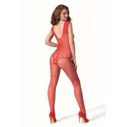 PASSION BS 103 BODYSTOCKING ROJO TALLA aNICA
