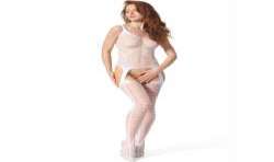 PASSION BS 104 BODYSTOCKING BLANCO TALLA aNICA