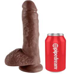 KING COCK 8 PENE REALISTICO MARRON 203CM