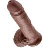 KING COCK 8 PENE REALISTICO MARRON 203CM