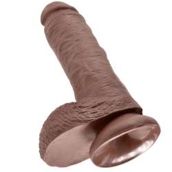 KING COCK 8 PENE REALISTICO MARRON 203CM