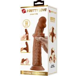 PRETTY LOVE SHARIFE DILDO REALaSTICO 25 CM MULATO