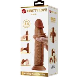 PRETTY LOVE KEON DILDO REALaSTICO 21 CM MULATO