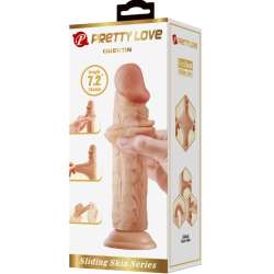 PRETTY LOVE QUENTIN DILDO REALaSTICO 18 CM NATURAL