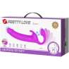 PRETTY LOVE ZANINI DILDO STRAP ON SIN ARNES 10 VIBRACIONES MORADO