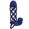 PRETTY LOVE GIANN ANILLO VIBRADOR CON FUNDA DE SILICONA AZUL