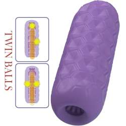 PRETTY LOVE TWIN BALLS MASTURBADOR MASCULINO MORADO