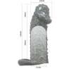 PRETTY LOVE FUNDA REALaSTICA ALARGADORA Y RETARDANTE PARA PENE MODELO 2 GRIS