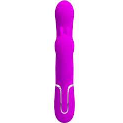 PRETTY LOVE CAMMY TRIPLE VIBRADOR MULTIFUNCIaN 4 EN 1 ROSA