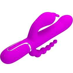 PRETTY LOVE CAMMY TRIPLE VIBRADOR MULTIFUNCIaN 4 EN 1 ROSA