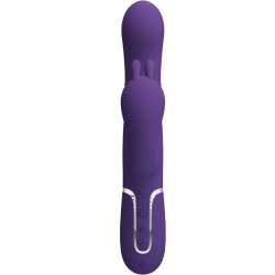 PRETTY LOVE CAMMY TRIPLE VIBRADOR MULTIFUNCIaN 4 EN 1 MORADO