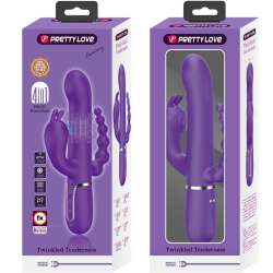 PRETTY LOVE CAMMY TRIPLE VIBRADOR MULTIFUNCIaN 4 EN 1 MORADO
