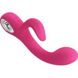 PRETTY LOVE FRITZ VIBRADOR RABBIT 12 VIBRACIONES ROSA