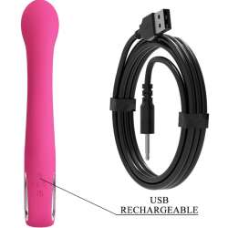 PRETTY LOVE FRITZ VIBRADOR RABBIT 12 VIBRACIONES ROSA