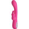 PRETTY LOVE NOVAK VIBRADOR RABBIT 12 VIBRACIONES ROSA