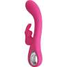 PRETTY LOVE NOVAK VIBRADOR RABBIT 12 VIBRACIONES ROSA