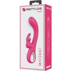 PRETTY LOVE NOVAK VIBRADOR RABBIT 12 VIBRACIONES ROSA