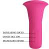 PRETTY LOVE CLYDE VIBRADOR ORAL LENGUA VIBRADORA 12 VIBRACIONES ROSA