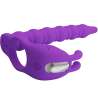 PRETTY LOVE BLACKNEY ANILLO PENE CON PLUG VIBRADOR LILA