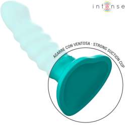 INTENSE BUFFY VIBRADOR TALLA S DISEaO EN ESPIRAL 10 VIBRACIONES AZUL CONTROL REMOTO