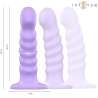 INTENSE BRENDA VIBRADOR TALLA M DISEaO EN ESPIRAL 10 VIBRACIONES MORADO CONTROL REMOTO