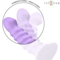 INTENSE BRENDA VIBRADOR TALLA M DISEaO EN ESPIRAL 10 VIBRACIONES MORADO CONTROL REMOTO
