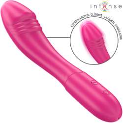 INTENSE BELINDA VIBRADOR 19 CM FLEXIBLE 10 VIBRACIONES ROSA