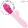 INTENSE IVY VIBRADOR FLEXIBLE 10 VIBRACIONES CON LENGUA ESTIMULADORA ROSA