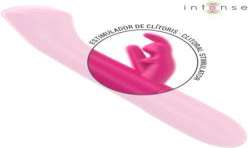 INTENSE JULIETA VIBRADOR RABBIT 186 CM 10 VIBRACIONES ROSA
