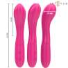 INTENSE LISETTE VIBRADOR 19 CM FLEXIBLE 10 VIBRACIONES ROSA
