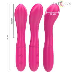 INTENSE LISETTE VIBRADOR 19 CM FLEXIBLE 10 VIBRACIONES ROSA
