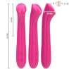 INTENSE PATY VIBRADOR 19 CM FLEXIBLE 10 VIBRACIONES MODELO 2 ROSA