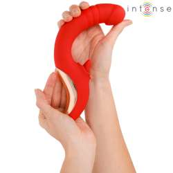 INTENSE PAULINA VIBRADOR ESTIMULADOR EN FORMA DE U ROJO