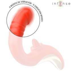 INTENSE PAULINA VIBRADOR ESTIMULADOR EN FORMA DE U ROJO