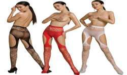 PASSION ECO COLLECTION BODYSTOCKING ECO S005 BLANCO