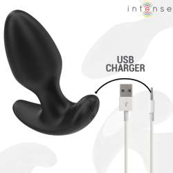 INTENSE JOEY PLUG ANAL 10 VIBRACIONES NEGRO CONTROL REMOTO