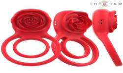 INTENSE GAIL ROSA ESTIMULADORA 10 VIBRACIONES ROJO CONTROL REMOTO