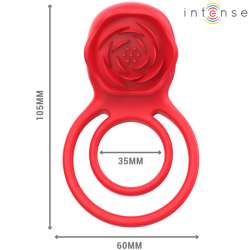 INTENSE GAIL ROSA ESTIMULADORA 10 VIBRACIONES ROJO CONTROL REMOTO