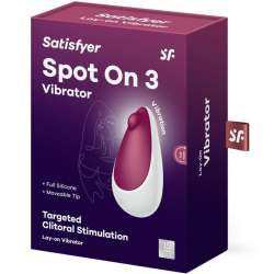 SATISFYER SPOT ON 3 ESTIMULADOR DE CLaTORIS ROJO