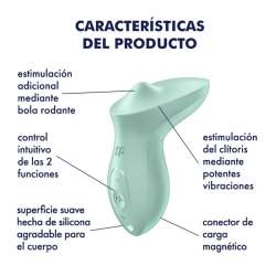 SATISFYER EXCITERRR VIBRADOR LAY ON CLaTORIS MENTA