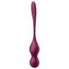 SATISFYER LOVE BIRDS VARY BOLAS VIBRADORES APP GRATUITA ROJO VINO