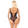 LEG AVENUE BODY DE REJILLA CON DIAMANTES NEGRO TALLA aNICA